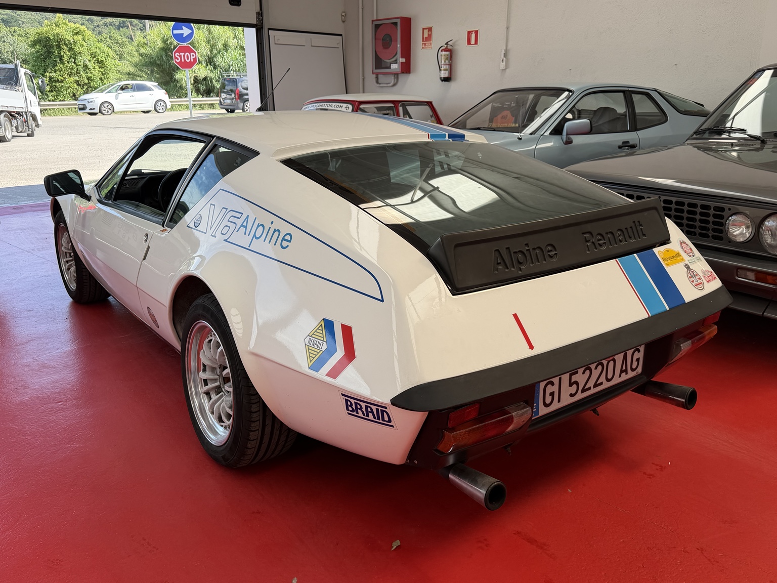 Alpine A310 — vista trasera